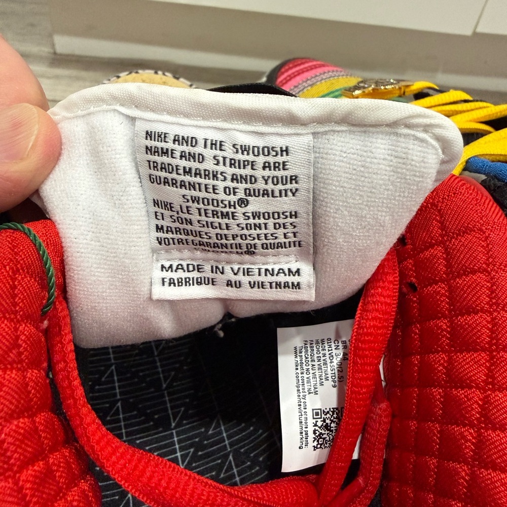 Nike SB Dunk Low Pro QS What The Paul CZ2239-600 Red Black Rogue Mais Noir Sz 12 - Picture 9 of 16